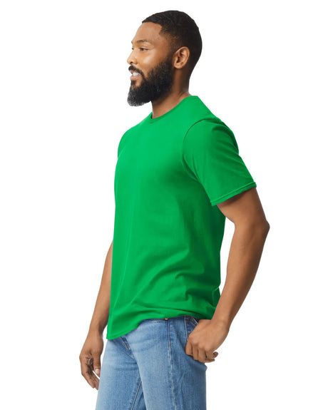 Gildan 64000 Softstyle Cotton Fabric - Irish Green, Modern Classic Fit, Short Sleeve (1 Piece)