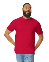 Gildan 64000 Softstyle Cotton T-Shirt - Cherry Red, Modern Classic Fit (1 Piece)