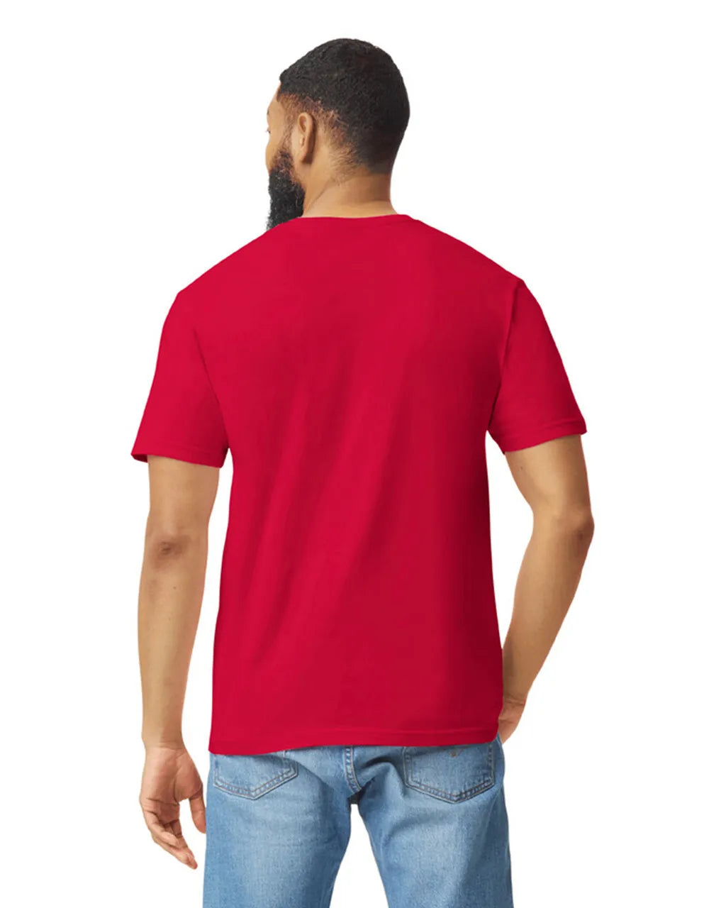 Gildan 64000 Softstyle Cotton T-Shirt - Cherry Red, Modern Classic Fit (1 Piece)