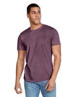 Gildan 64000 Softstyle Cotton Fabric - Heather Maroon, Short Sleeve T-Shirt, Modern Classic Fit (1 Unit)