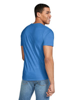 Gildan 64000 Softstyle Cotton T-Shirt Fabric - Heather Royal, Modern Classic Fit, Short Sleeve (1 Piece)