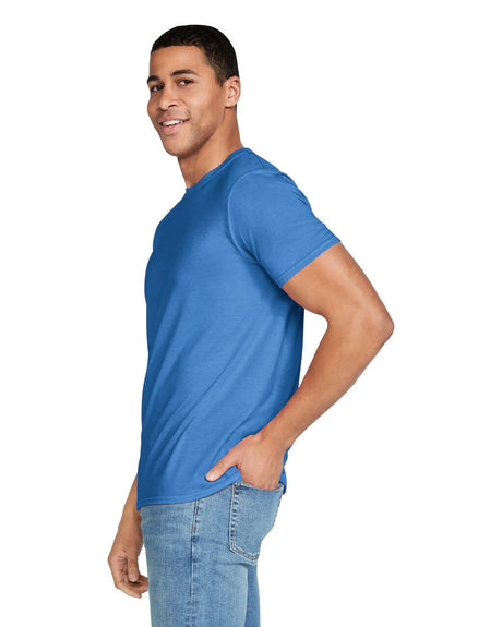 Gildan 64000 Softstyle Cotton T-Shirt Fabric - Heather Royal, Modern Classic Fit, Short Sleeve (1 Piece)