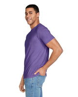 Gildan 64000 Softstyle Cotton Fabric - Heather Purple, Short Sleeve T-Shirt, Modern Classic Fit (1 Unit)