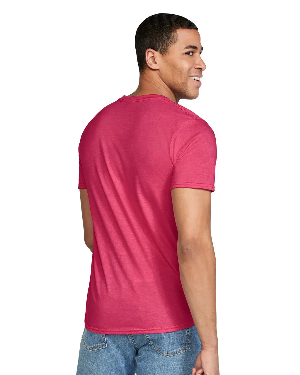 Gildan 64000 Softstyle Cotton Fabric - Heather Red, Short Sleeve, Modern Classic Fit (1 Piece)