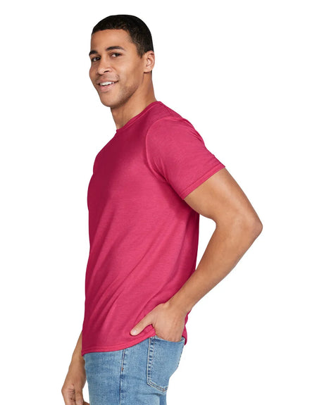 Gildan 64000 Softstyle Cotton Fabric - Heather Red, Short Sleeve, Modern Classic Fit (1 Piece)