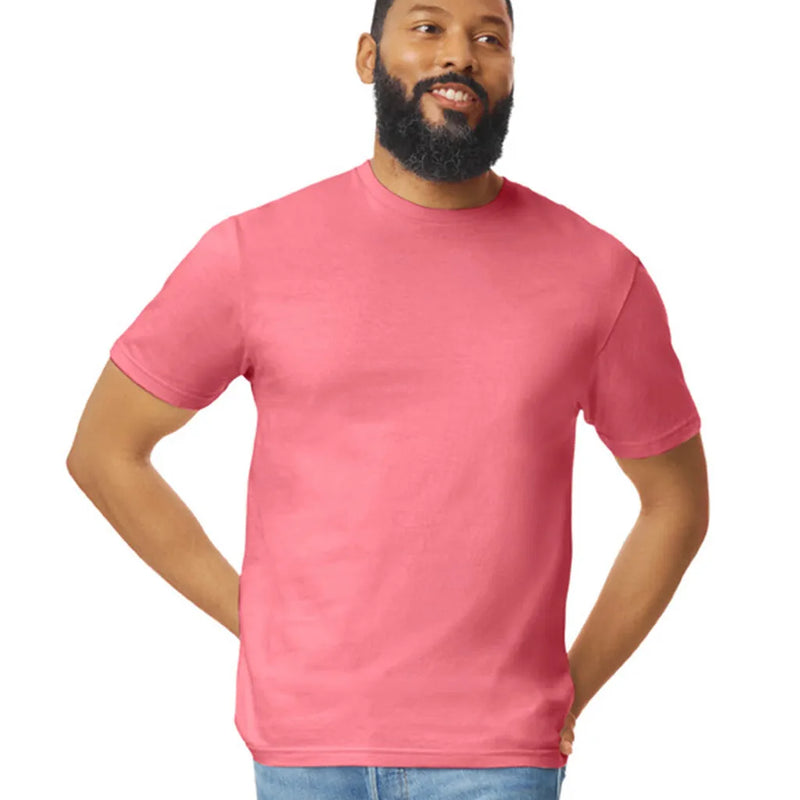 Gildan 64000 Softstyle Cotton Fabric - Coral Silk, Modern Classic Fit, Short Sleeve (1 Unit)
