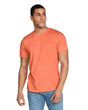 Gildan 64000 Softstyle Cotton T-Shirt Fabric - Heather Orange, Modern Classic Fit, 5/8" Rib Collar (1 Piece)