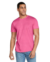 Gildan 64000 Softstyle Cotton Fabric - Heather Heliconia, Modern Classic Fit, Short Sleeve (1 Piece)