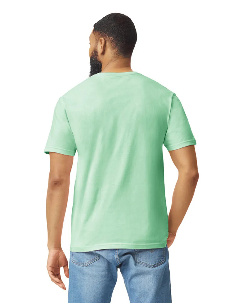 Gildan 64000 Softstyle Cotton Fabric - Mint Green, Modern Classic Fit, Short Sleeve (1 Piece)