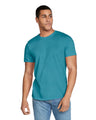 Gildan 64000 Softstyle Cotton Fabric - Heather Galapagos Blue, Short Sleeve, Modern Classic Fit (1 Piece)