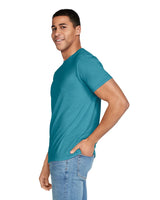 Gildan 64000 Softstyle Cotton Fabric - Heather Galapagos Blue, Short Sleeve, Modern Classic Fit (1 Piece)
