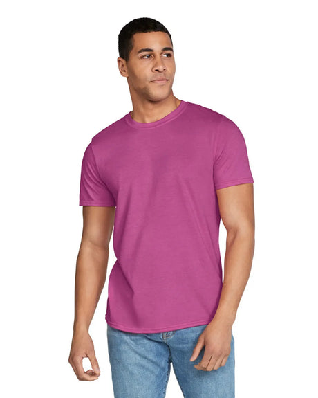 Gildan 64000 Softstyle Cotton Fabric - Heather Berry, Modern Classic Fit, Short Sleeve (1 Piece)