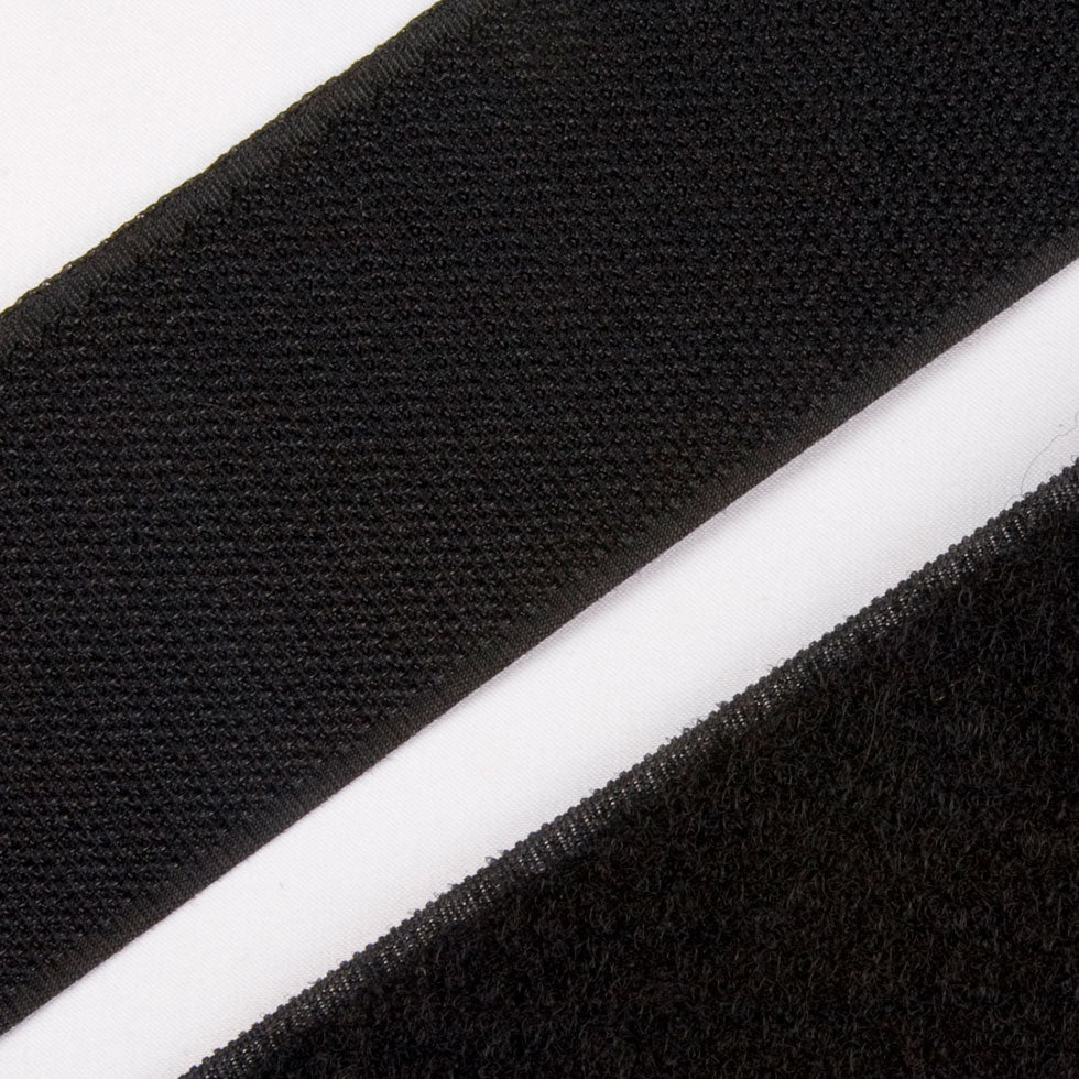 1" Black Sticky Back VELCRO&reg; Brand Fastener