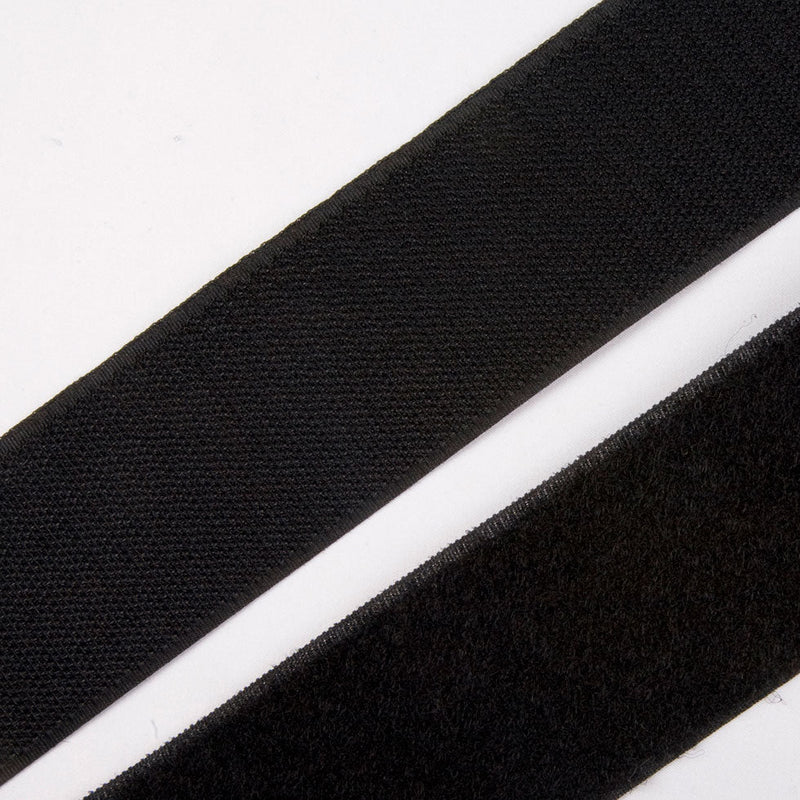 1" Black Sticky Back VELCRO&reg; Brand Fastener