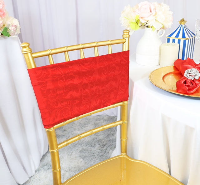 Spandex Chair Bands Red
