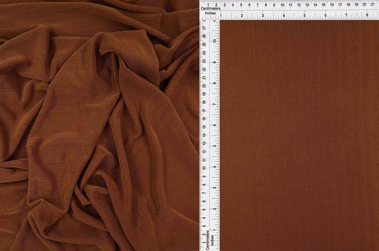 1 Yard 13x1 Rib Slinky Stretch Knit Fabric 52 Inch Wide