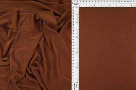 1 Yard 13x1 Rib Slinky Stretch Knit Fabric 52 Inch Wide