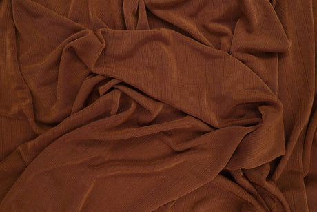 1 Yard Polyester Spandex Rib Knit Fabric Slinky Texture 52/54" Width