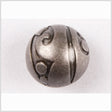 Antique Iron Button - 28L/18mm