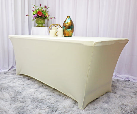 Rectangular Spandex Table Cover Stretch Wrinkle-Free