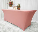 Stretch Fit Spandex Rectangular Table Cover Wrinkle-Free