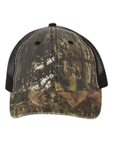 Licensed Camo Washed Mesh Cap