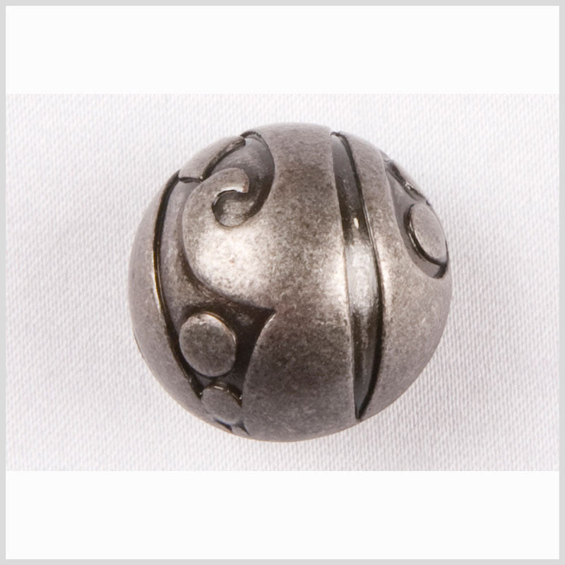 Antique Iron Button - 36L/23mm