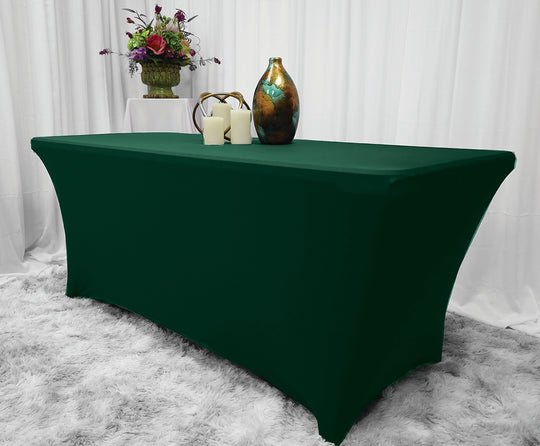 Stretch Fit Spandex Rectangular Table Cover Wrinkle-Free
