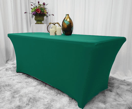 Stretch Fit Spandex Rectangular Table Cover Wrinkle-Free