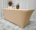 Stretch Fit Spandex Rectangular Table Cover Wrinkle-Free