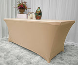 Stretch Fit Spandex Rectangular Table Cover Wrinkle-Free