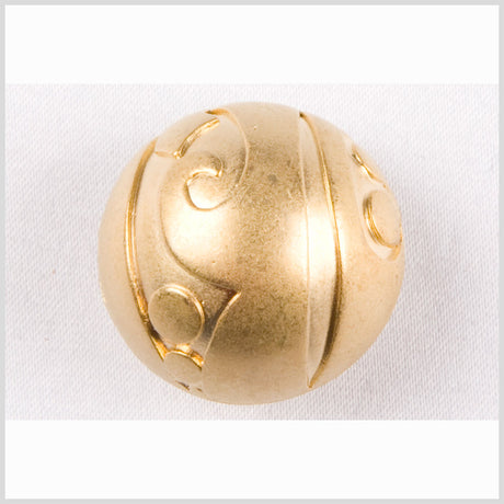Gold Matte Metal Button - 36L/23mm