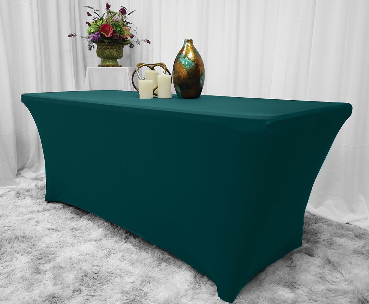 Rectangular Spandex Table Cover 8 Ft Oasis