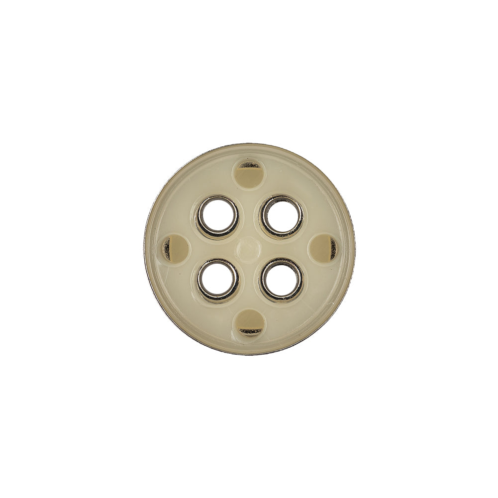 New Silver Metal Coat Button - 28L/18mm