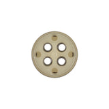 New Silver Metal Coat Button - 28L/18mm
