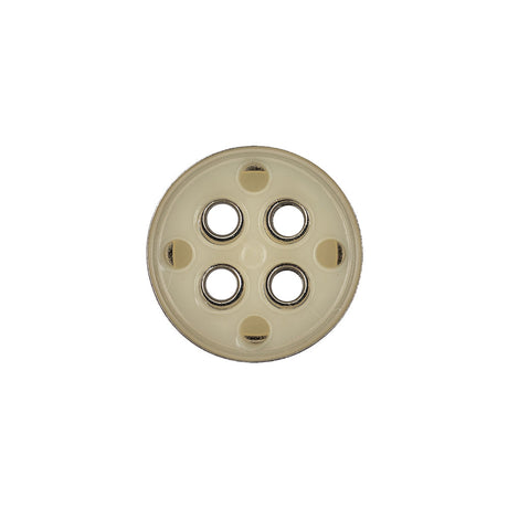 New Silver Metal Coat Button - 28L/18mm