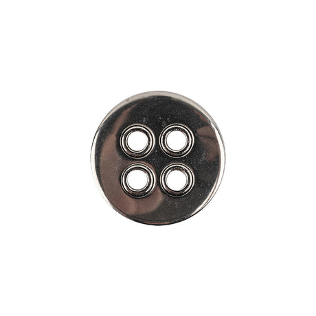 New Silver Metal Coat Button - 28L/18mm