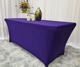 Rectangular Stretch Spandex Table Cover Wrinkle-Free