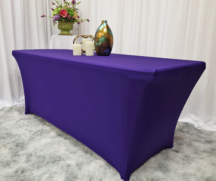 Rectangular Spandex Table Cover Stretch Wrinkle-Free