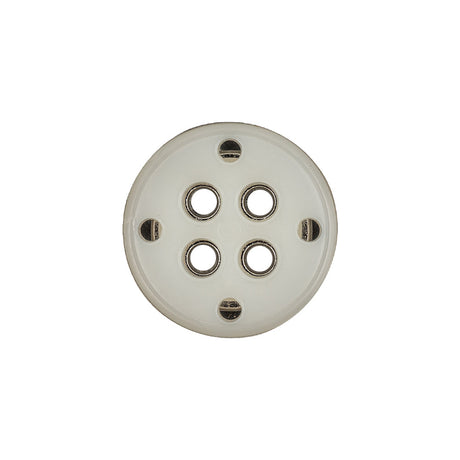 New Silver Metal Coat Button - 32L/20mm