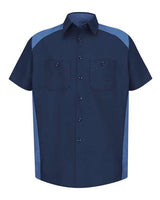 Red Kap Men's Tall Short Sleeve Motorsports Shirt