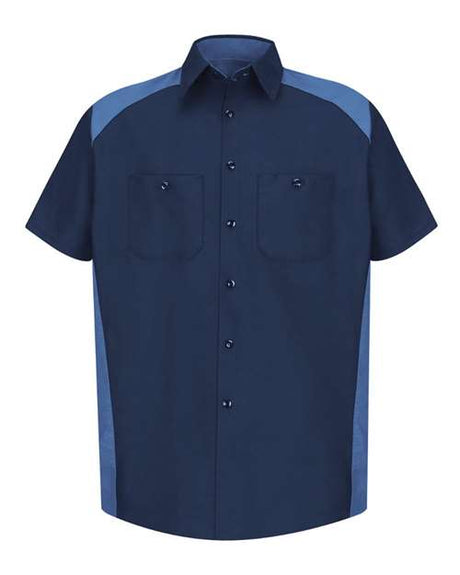 Red Kap Men's Tall Short Sleeve Motorsports Shirt