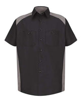 Red Kap Men's Tall Short Sleeve Motorsports Shirt