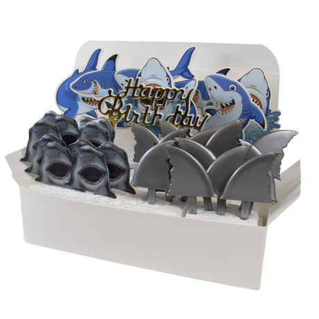 Medium Shark Cupcake Kit (ideal for 32 cupcakes)