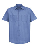 Red Kap Men's Tall Industrial Short Sleeve Work Shirt