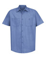 Red Kap Men's Tall Industrial Short Sleeve Work Shirt