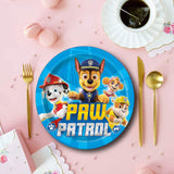 8 Ct. Paw Patrol Paper Dinner Plates 9" Plates Featuring Skye, Rubble, Chase & Marshall for Kids' Parties