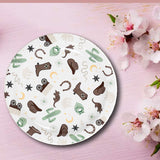 8 Count Western Themed Disposable Paper Dinner Plates 9 1/4"