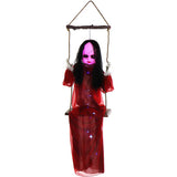 Haunted Hill Farm 6-ft Hanging Moaning Lighted Zombie Animatronic Halloween Decoration