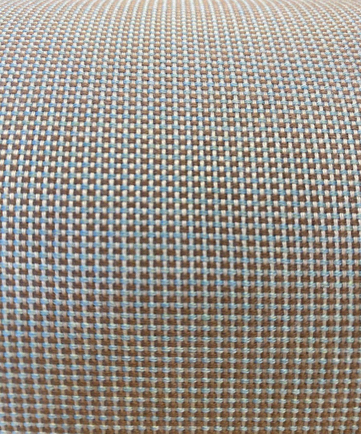 Sunbrella Fife Silt Sunbrella Acrylic Fabric - Brown With Hints Of Teal, 56" Width (1 Yard)